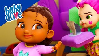 Baby Alive en Español 🤧 ¡No Te Metas El Dedo En La Nariz! NUEVOS 💫 Dibujos Animados Para Niños 💕