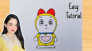 How to draw Dorami easy  | Dorami | Doraemon drawing  easy