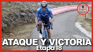 Así fue victoria de SUPERMAN LOPEZ   🇨🇴 en la ETAPA REINA / Etapa 18 Vuelta a España 2021 🏔🏔🏔