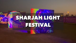 Sharjah Light Festival 2023 | University City Hall | Light Village Tour @shabstravel