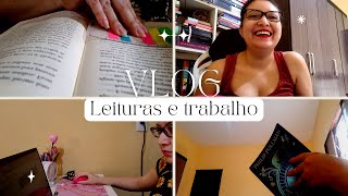 VLOG | leituras e trabalho 📚