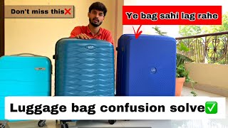 Luggage bags to buy for Canada as an International student | Luggage buying tips for Canada