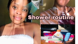 My self care shower routine | hygiene, face, body care routine and how to make body scrub at home