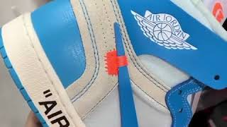 off-White Air Jordan 1 Powder Blue UNC AQ0818-148 Retail Material From topfactorys.ru