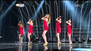 Ослепительно красный [The Man] @SBS 2012 가요 대전 Цвет K-pop 20121229