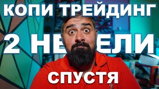 Копи трейдинг 2 недели спустя +-