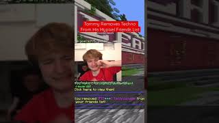 Tommy Removes Techno From His Hypixel Friends List