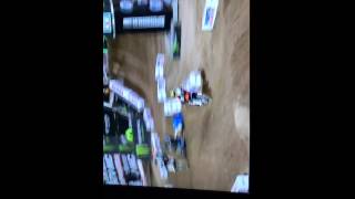 Crazy crash 2015 monster energy supercross Anaheim 2