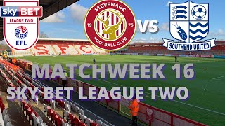 MUST WIN BOTTOM OF LEAGUE CLASH - {MatchDay Vlog Stevenage vs Southend United}