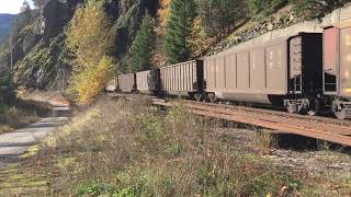 4 trains on CP Cascade Subdivision, 10/26/2019