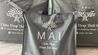 Giới Thiệu Túi Vải Không Dệt Đựng Chăn Ga Drap Gối Mền Tại Vinpack