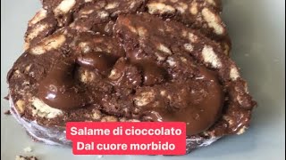 #salame di #cioccolato dal cuore morbido