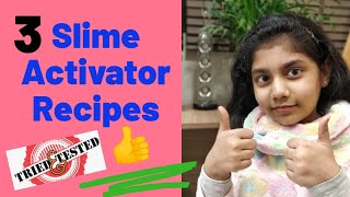 3 easy Slime Activator Recipes