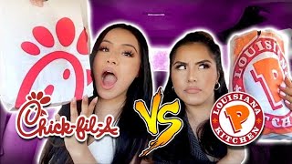 POPEYES vs CHICK-FIL-A Chicken Sandwich | WHO'S IS BETTER (TASTE TEST)