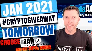 #CryptoGiveAway Tomorrow! Free crypto up for grabs...Sponsored by AltCoinTrader.co.za