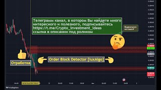 Индикатор и все о: Order Block Detector [luxAlgo]