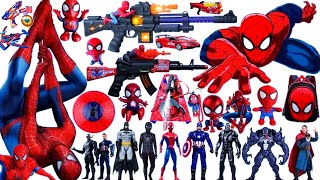 Spider Man action doll | Marvel popular toy collection | Marvel toy gun collection unboxing