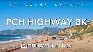 Driving California Coast 8K HDR Dolby Vision - Santa Monica to Santa Barbara (PCH)