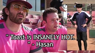 " Disguised Toast is INSANELY HOT" - HasanAbi said  | Kickball