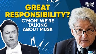 EU Warns Elon Musk, Tesla CEO Responds With Expletives | Donald Trump Interview |