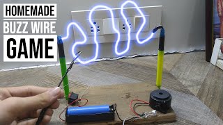 How to Make Buzz Wire Game at Home 🔥🔥💡💡| Simplest Way | Electronics with Adwait