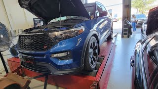 2020 Explorer ST ZFG tuned hits the dyno.