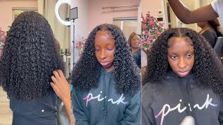 Install This Tight Curly Hair HD lace Front Wig |PREMIER LACE WIGS