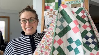 How to machine bind a quilt, how to make quilt binding- Nona Quilt Along Week 9