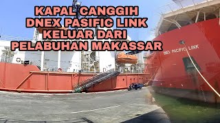 Detik-detik kapal canggih pemasang kabel bawah laut DNEX PACIFIC LINK meninggalkan pelabuhan