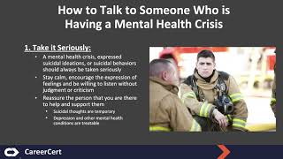 First Responder Mental Health & Resilience Communication