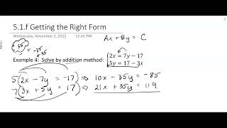 5.1.f  Getting the Right Form