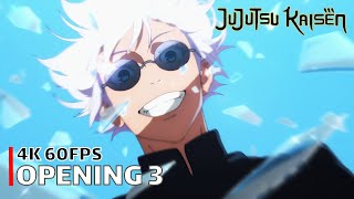 Jujutsu Kaisen - Opening 3 【Ao No Sumika】 4K 60FPS Creditless | CC