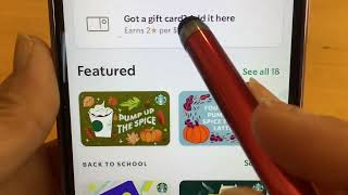 How to load your Starbucks gift card to your phone received from your email