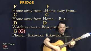 Kikiwaka (Bunk'd) Guitar Cover with Chords/Lyrics - Capo 4th