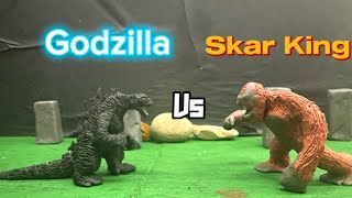 Godzilla (Minus One) vs Skar King (Stop Motion) Part 2