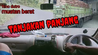 TRUK HINO,MUATAN BERAT TANJAKAN EXTRIME JALUR TULONGAGUNG PONOROGO(PULONG SOKO)