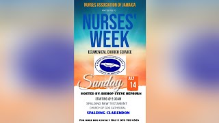 NATIONAL NURSES’ WEEK CHURCH SERVICE ONLINE WORSHIP STEVE HEPBURN | JULY 14, 2024 |