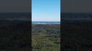 4K Aerial Drone Footage of Ouachita National Forest and Broken Bow Lake Oklahoma