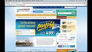 MIDFLORIDA Credit Union Online Banking Login Instructions