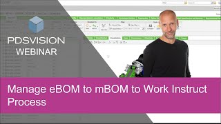 Manage eBOM to mBOM to Work Instruct Process