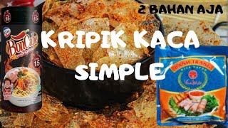 CARA MEMBUAT KRIPIK KACA TERMUDAH | CUMA 2 BAHAN