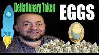 New Deflationary Staking Cryptocurrency - EGGS Moon Potential