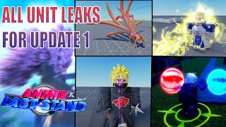 ALL NEW LEAKS FOR UPDATE 1 [ANIME LAST STAND]