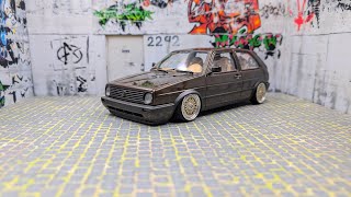 Golf 2 TFSI | Swap | neue Felgen 1:18 #diecast #tuning #airride