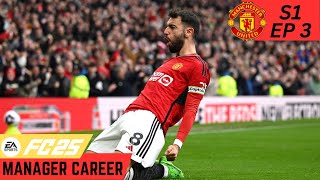 WHAT A SCREAMER!! FC 25 MANCHESTER UNITED CAREER MODE!! S1 EP3