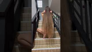 Playing with my long hair #longhair #hair #hairplay #shortvideo #shorts #short #love #shortvideo