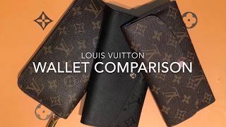 LV Zippy - Sarah - Emilie Wallet Comparison