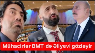 Mühacirlər BMT-də Əliyevi gözləyir. O, ABŞ-a getməyə icazə ala bilmədi