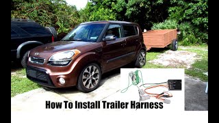 How to Install Trailer Harness on Kia Soul