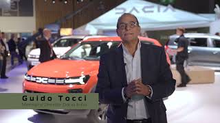 Guido Tocci, tutte le novità Dacia dal Salone di Parigi